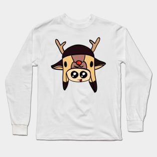 Reindeer Hat Long Sleeve T-Shirt